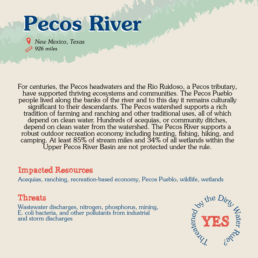 Pecos River Card back