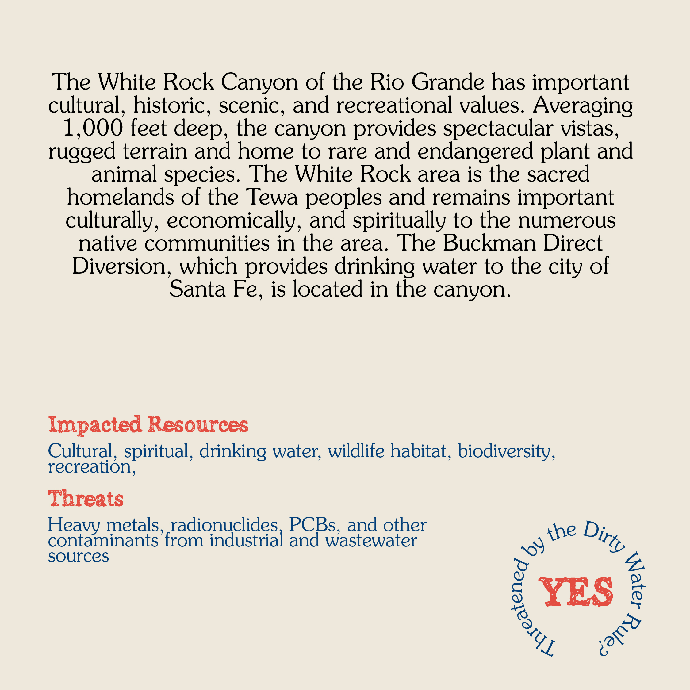 White Rock Canyon Card back WEB