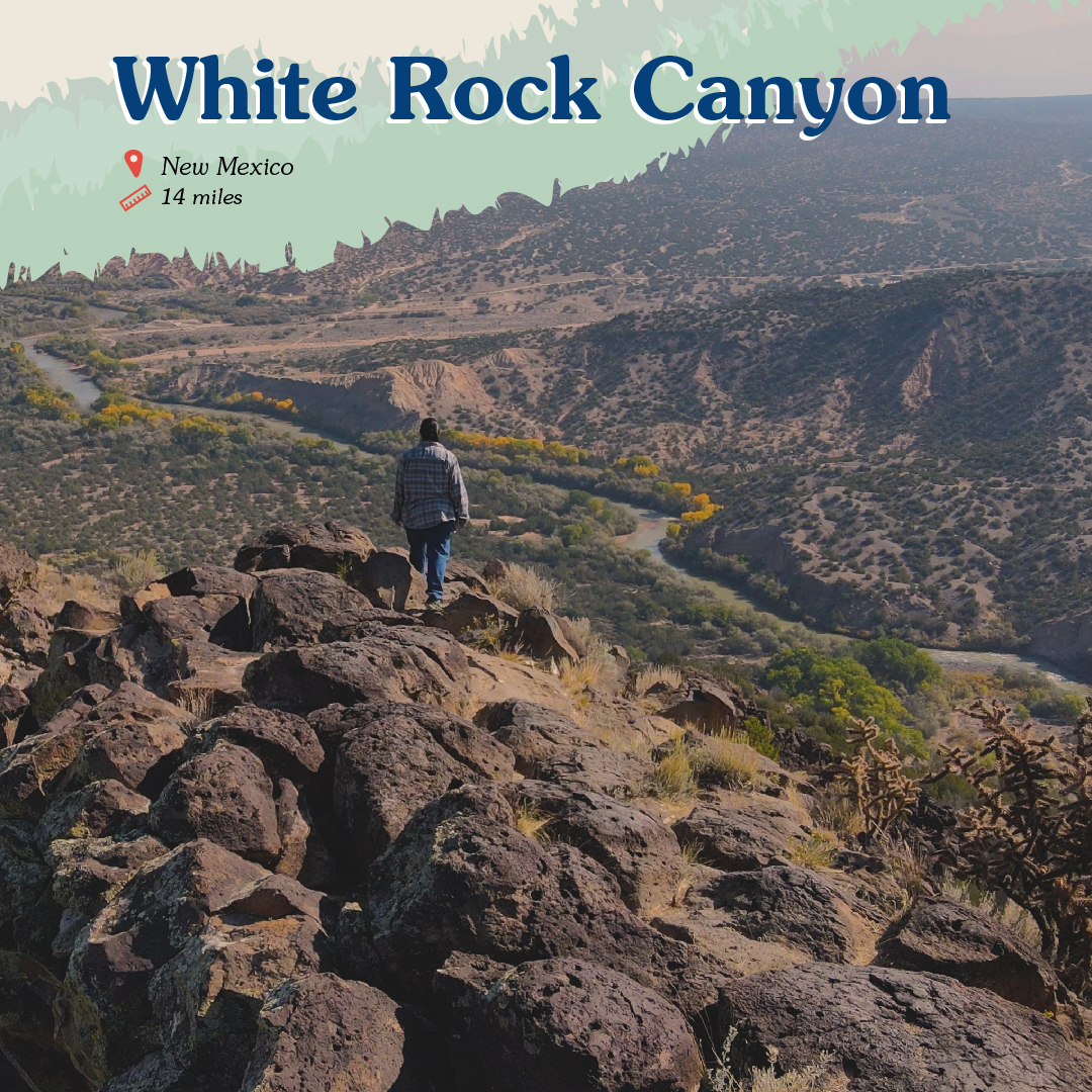 White Rock Canyon Card front
